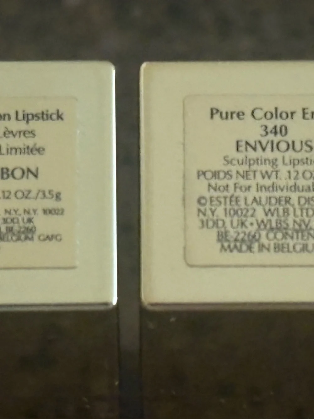 2 NEW RED ESTEE LAUDER LIPSTICKS-Red Ribbon & Envious